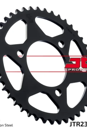 Plaats Bestelling JT SPROCKETS - REAR STEEL 43T, 420 - Sprockets - Geschikt voor Honda Cr 80 r 2 f en 2 g